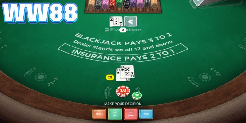 Khái niệm về 21+3 Blackjack